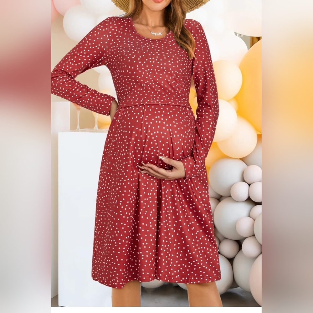 Sleeveless Maternity/Breastfeeding Medium dress